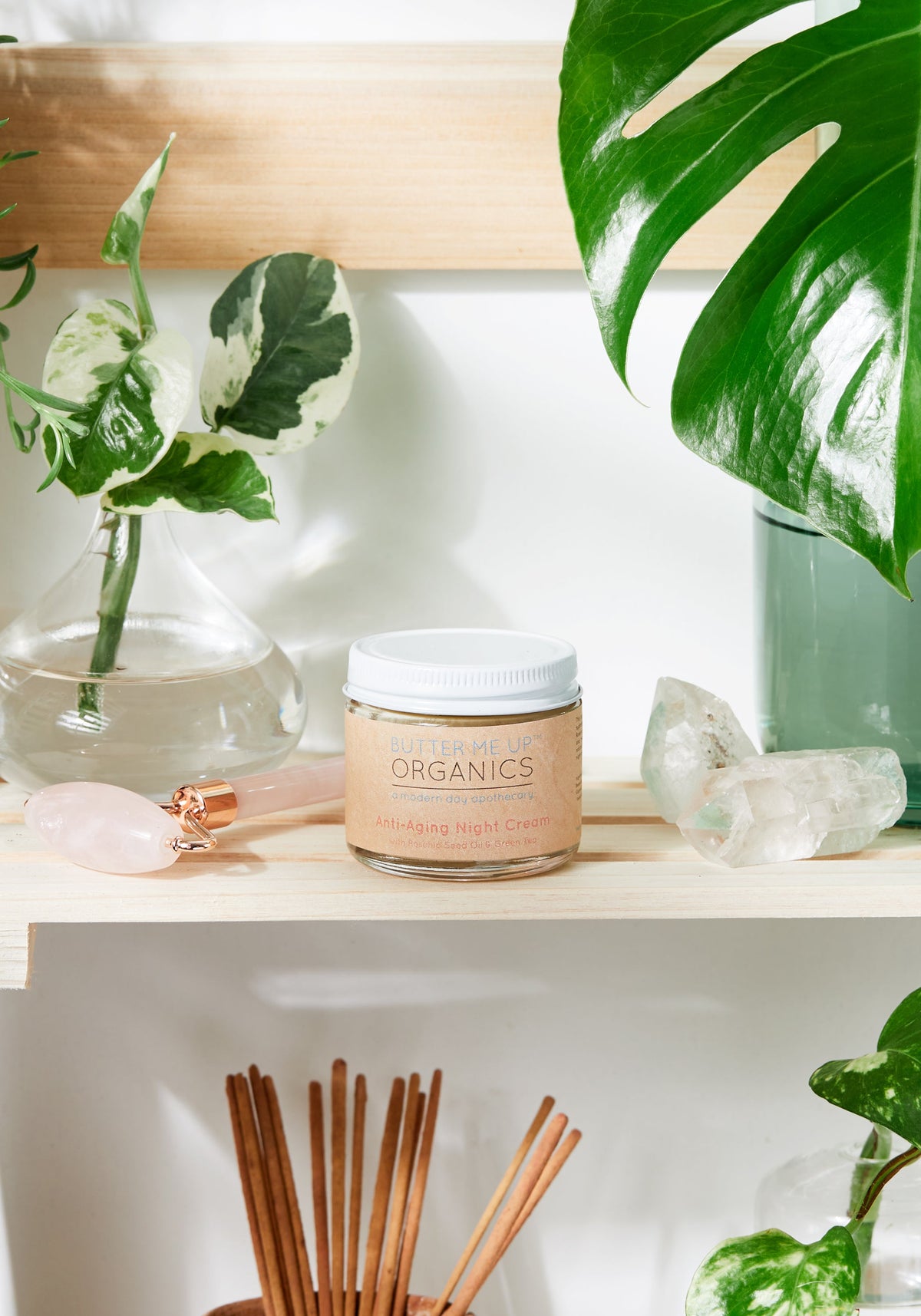 Organic Anti-Aging Night Cream with Green Tea – 2 oz